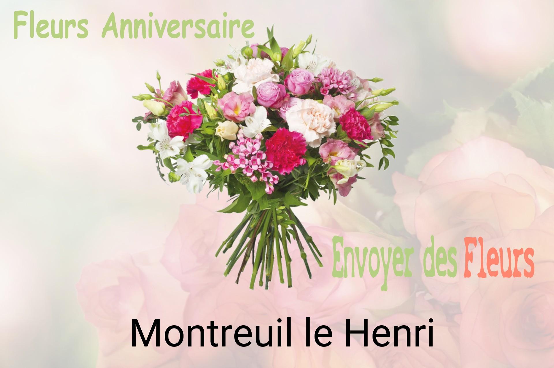 Bouquet de fleurs d’anniversaire livré à Montreuil-le-Henri