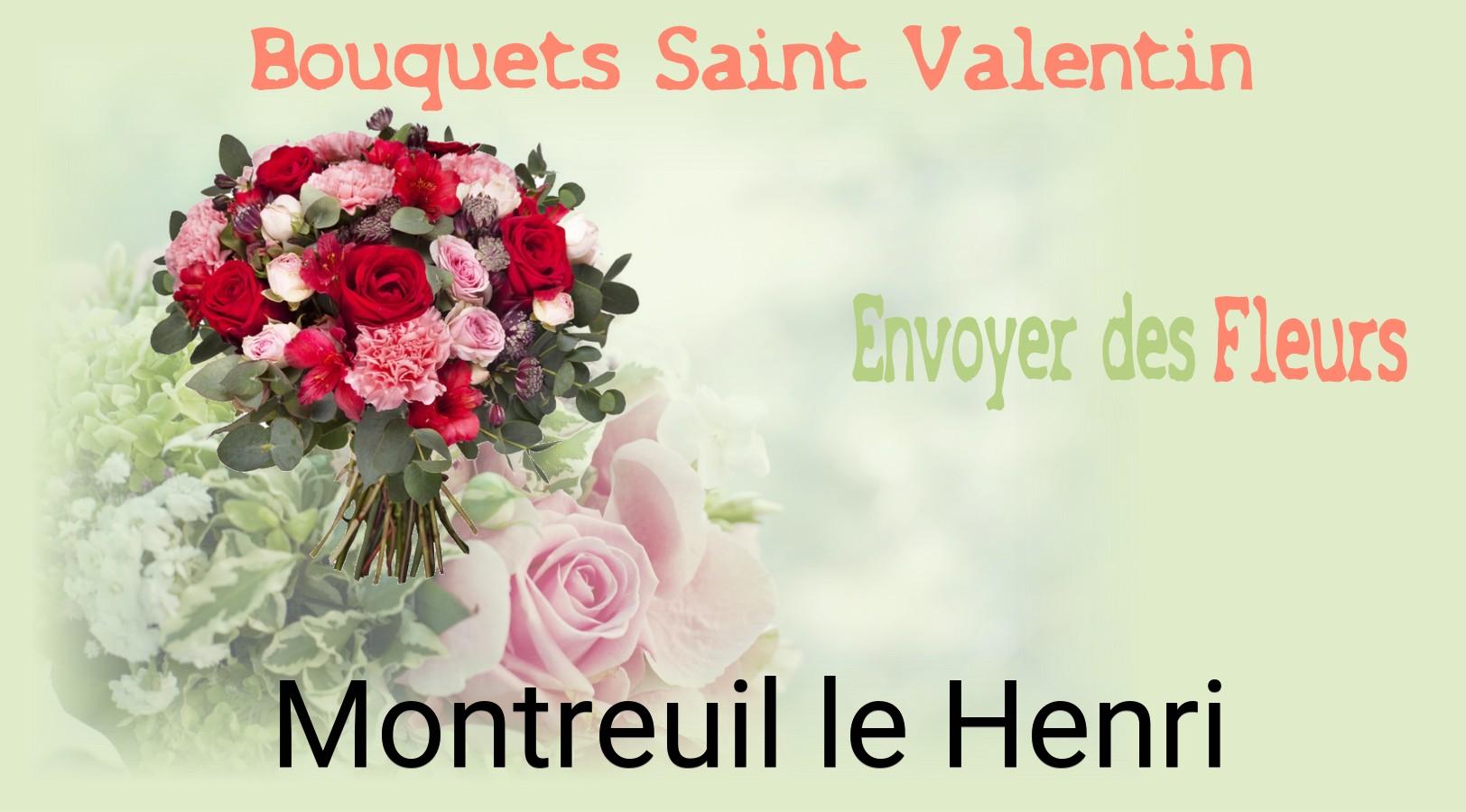 Roses de Saint-Valentin livrées à Montreuil-le-Henri